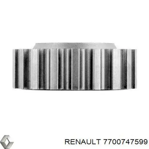 Купити 7700747599 Renault (RVI) Зірка-шестерня приводу коленвалу двигуна