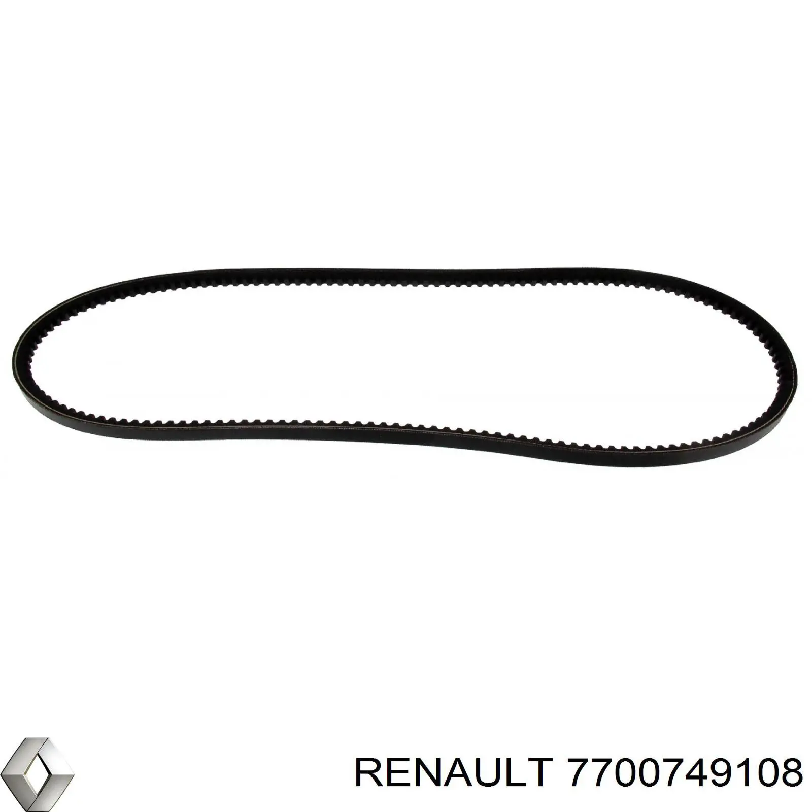 Клиновий ремінь Renault (RVI) 7700749108 ціна, від 3.52 USD