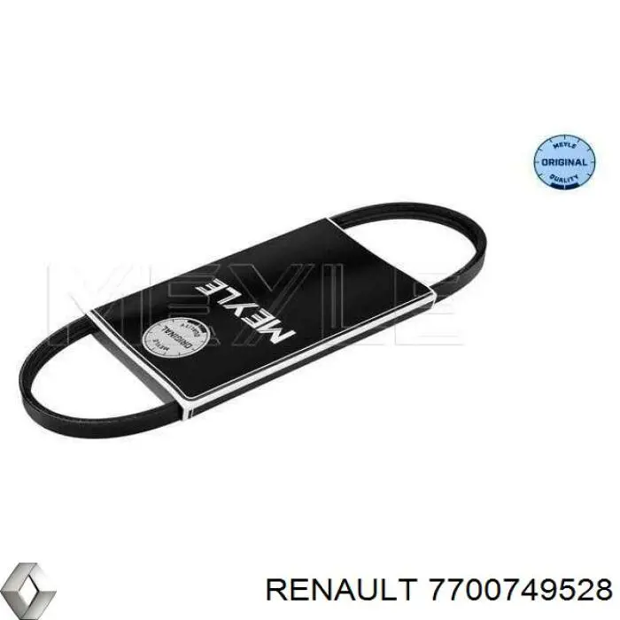 Ремінь приводний, агрегатів 7700749528 Renault (RVI)