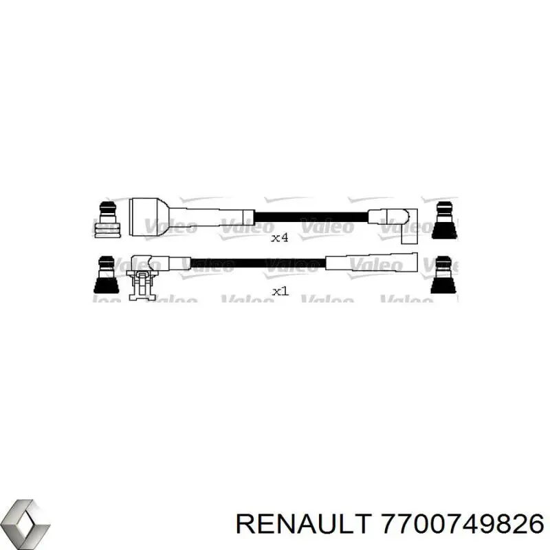 7700749826 Renault (RVI) Проводи високовольтні