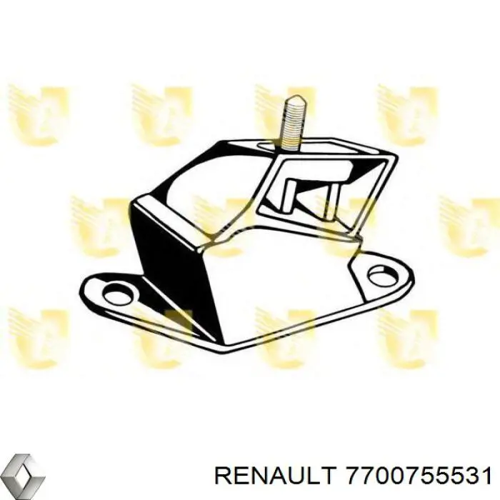 7700755531 Renault (RVI) подушка трансмісії (опора коробки передач)