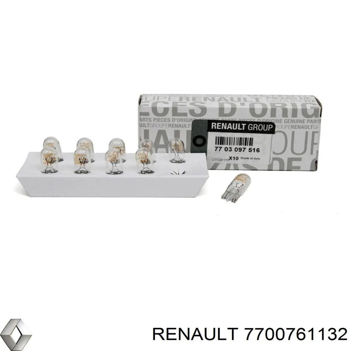 Лампа Renault (RVI) 7700761132