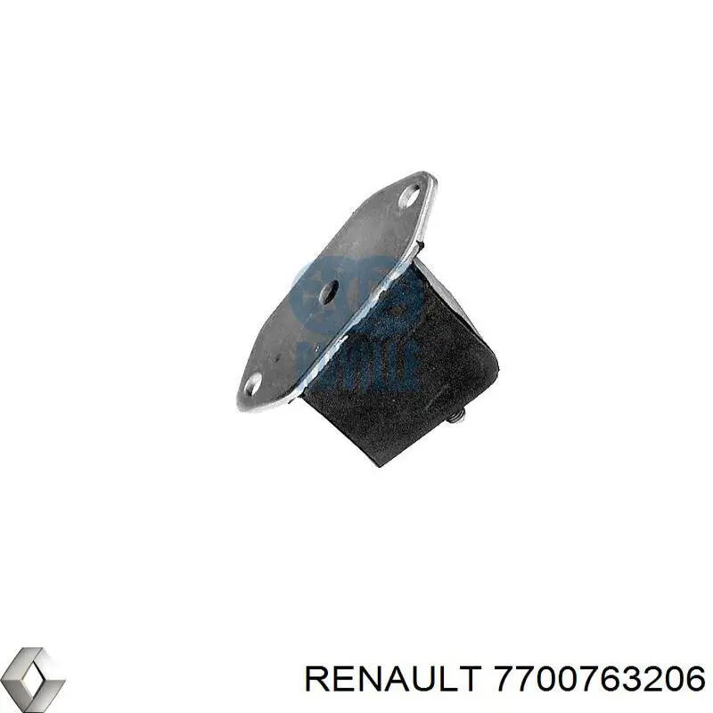 Подушка (опора) двигуна, права 7700763206 Renault (RVI)