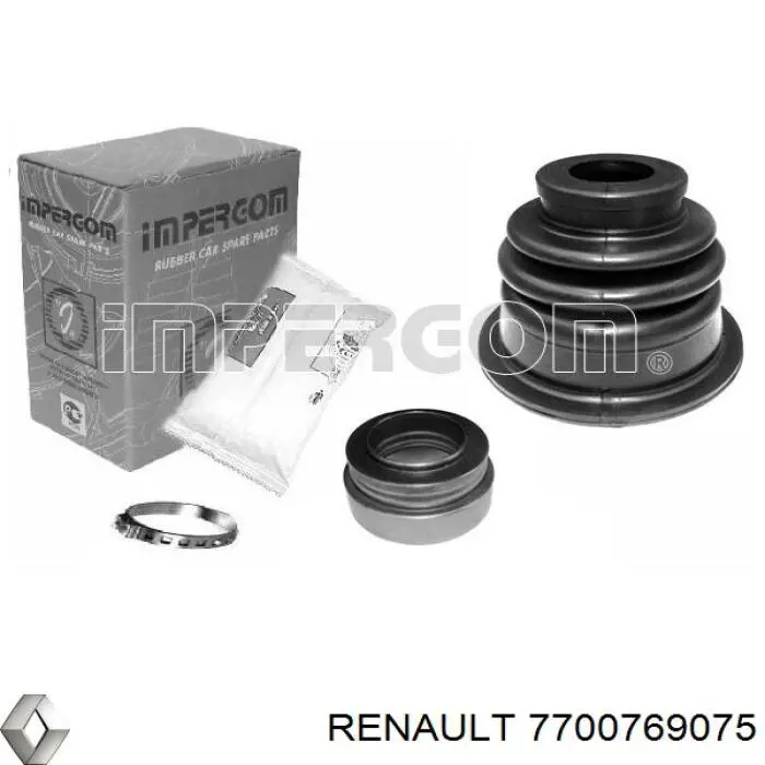7700769075 Renault (RVI) Підшипник піввісі переднього моста