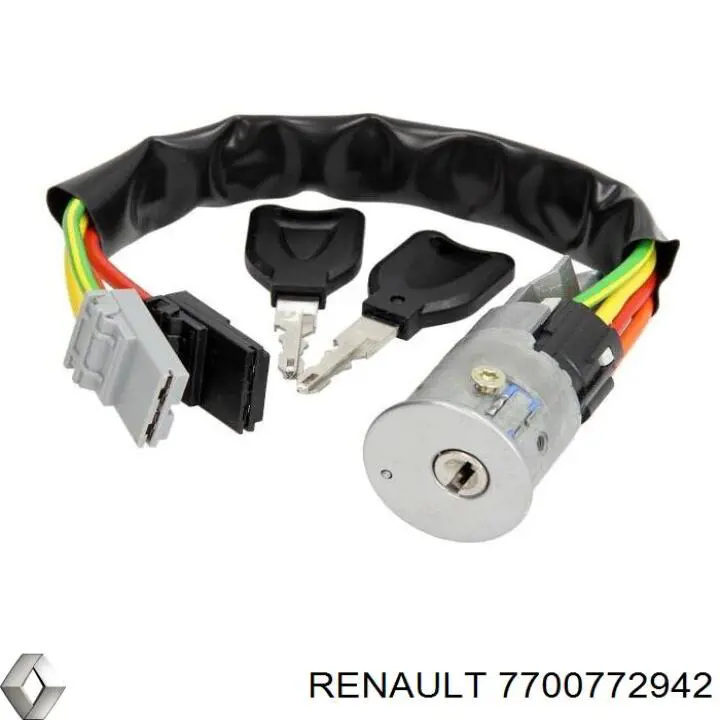Замок запалювання Renault (RVI) 7700772942 ціна, від 17.13 USD