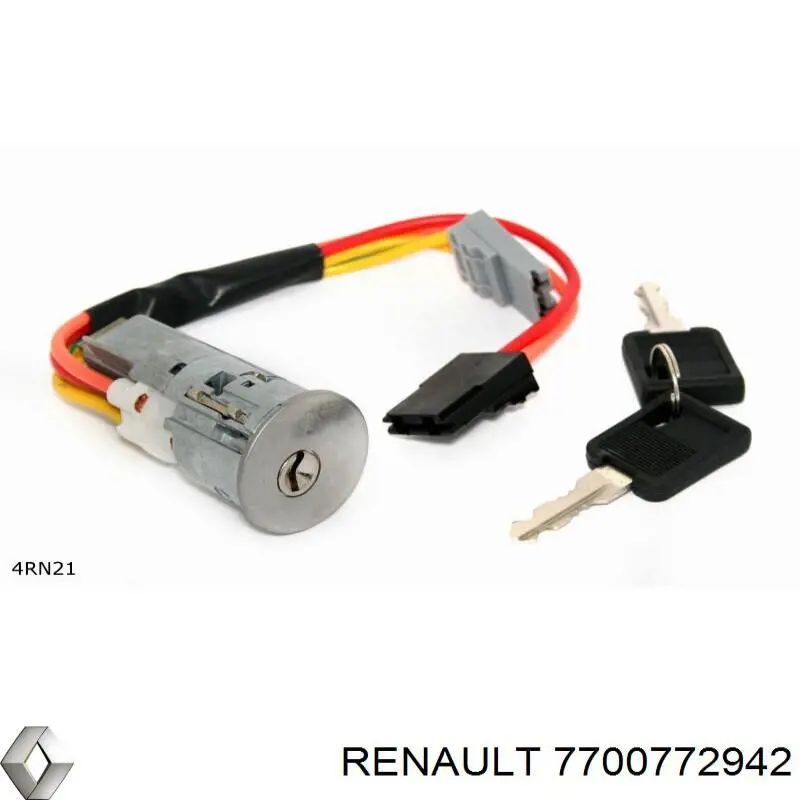 Замок запалювання 7700772942 Renault (RVI)