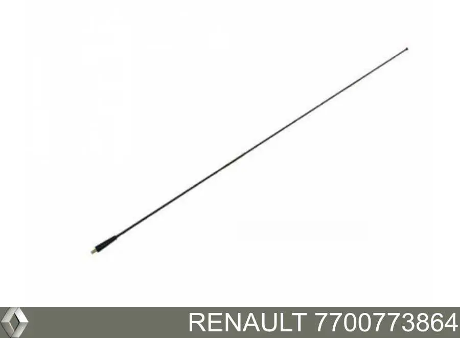 Шток антени Renault (RVI) 7700773864 ціна, від 4.32 USD