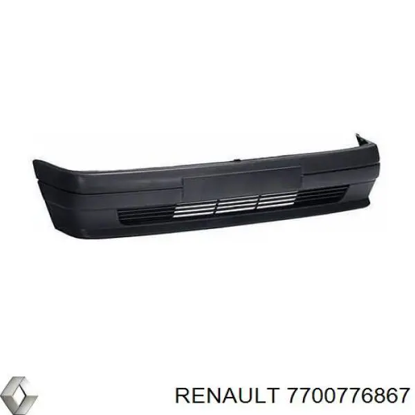 Купити 7700776867 Renault (RVI) Буфер (бампер) передній