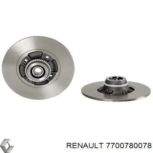 Задні дискові гальма Renault (RVI) 7700780078 ціна, від 26.92 USD