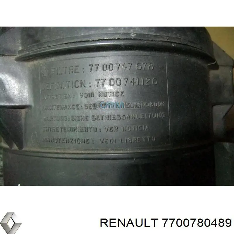  Renault (RVI) 7700780489 ціна, від 15.20 USD