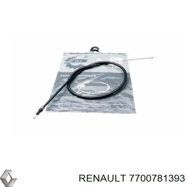 Купити 7700781393 Renault (RVI) Трос ручного гальма задній, правий/лівий