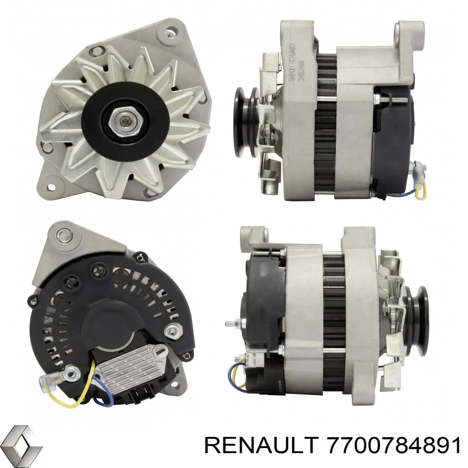 Генератор Renault (RVI) 7700784891 ціна, від 103.05 USD