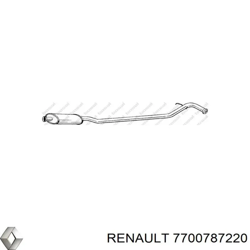 Купити 7700787220 Renault (RVI) Вихлоп
