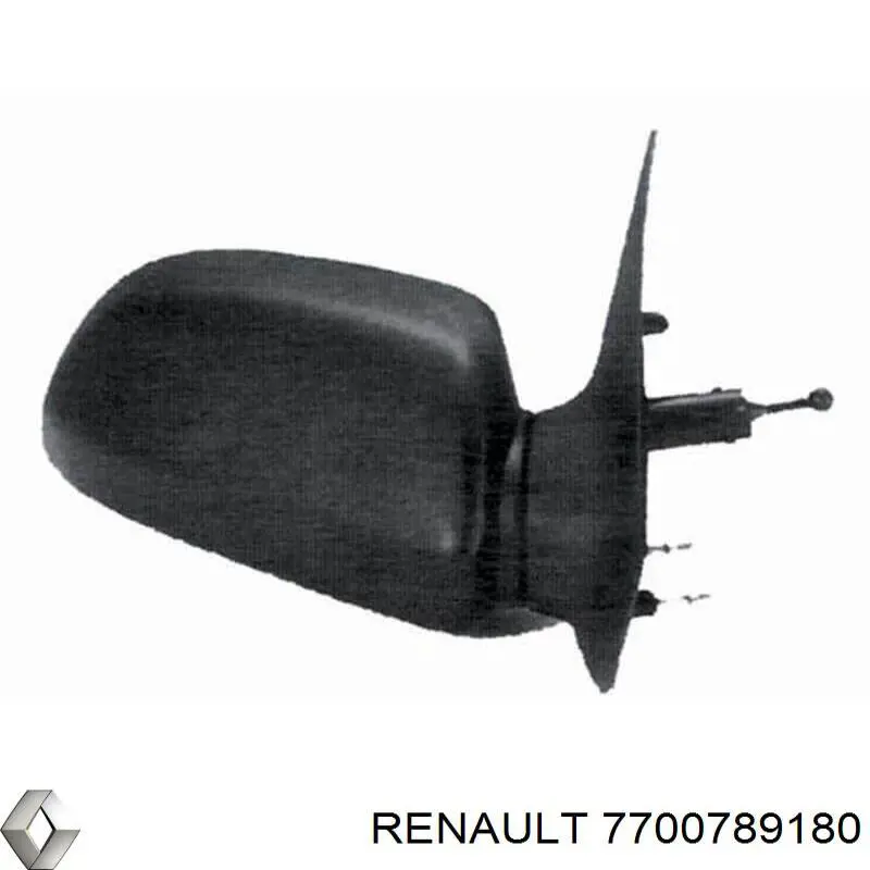 7700789180 Renault (RVI) дзеркало заднього виду, праве