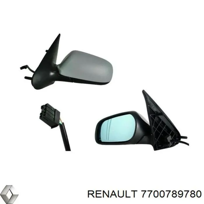 Праве бічне дзеркало Renault (RVI) 7700789780 ціна, від 18.26 USD