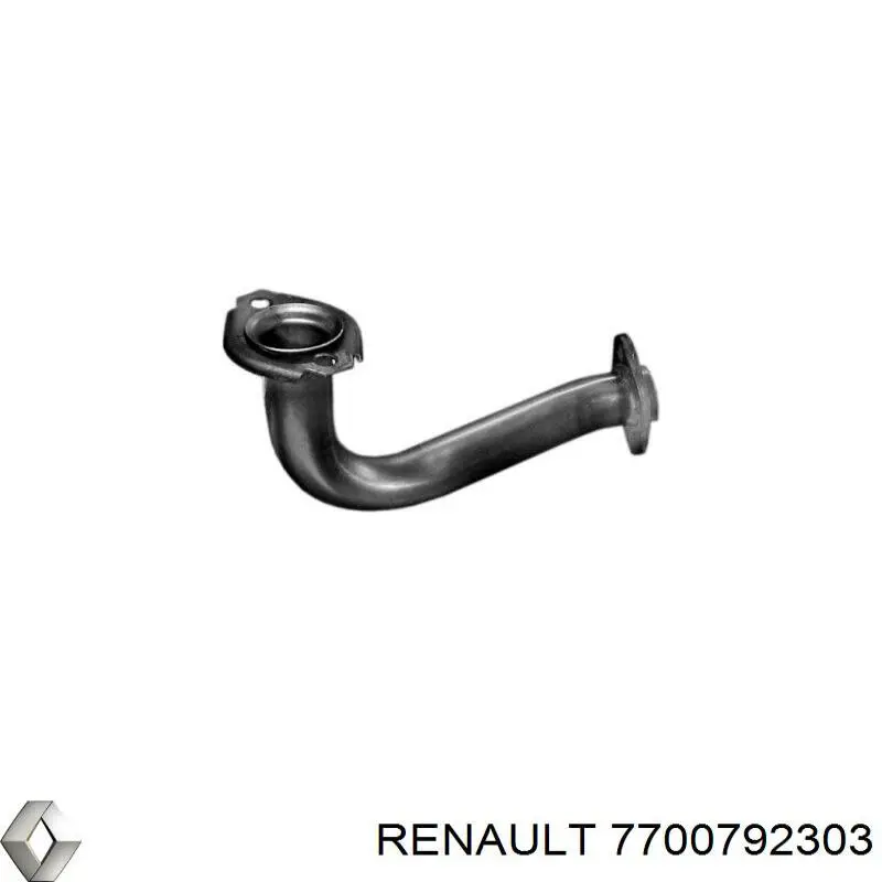 Купити 7700792303 Renault (RVI) Труба приймальна (штани) глушника, передня