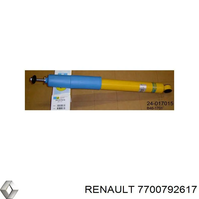 7700792617 Renault (RVI) амортизатор задній