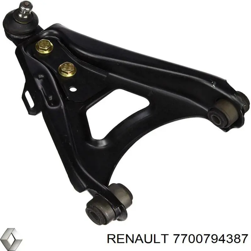 Важіль передньої підвіски нижній, правий Renault (RVI) 7700794387 ціна, від 39.49 USD