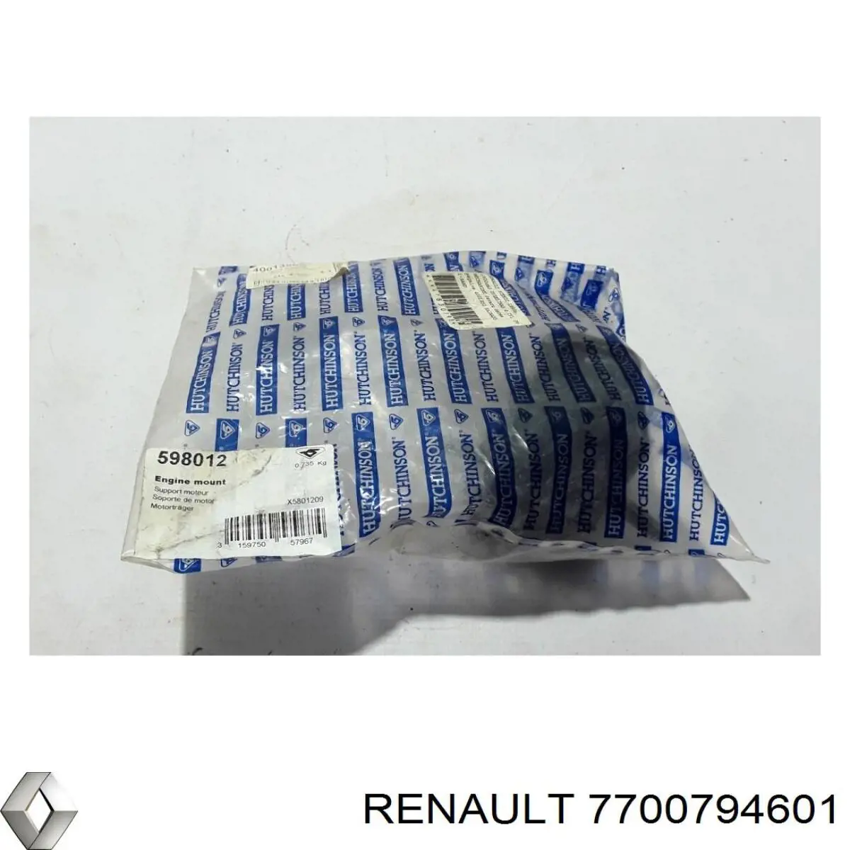 7700794601 Renault (RVI) Подушка (опора) двигуна, ліва передня