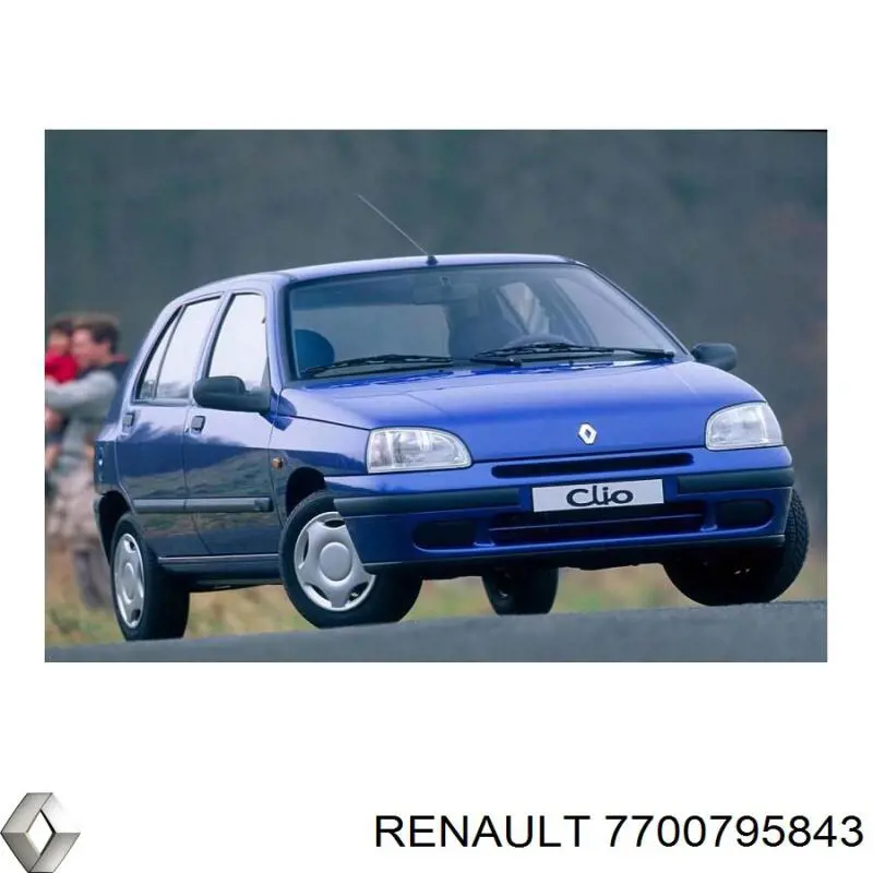 Підкрилок переднього крила, правий Renault Clio 1 (BC57, 5357) (Рено Кліо)
