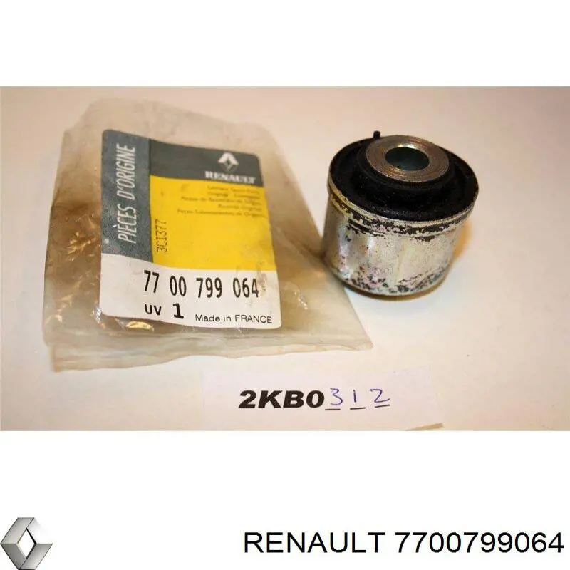 Сайлентблок нижнього важеля передньої підвіски Renault (RVI) 7700799064 ціна, від 3.64 USD