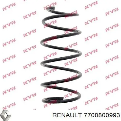 Пружина передня Renault (RVI) 7700800993 ціна, від 17.22 USD