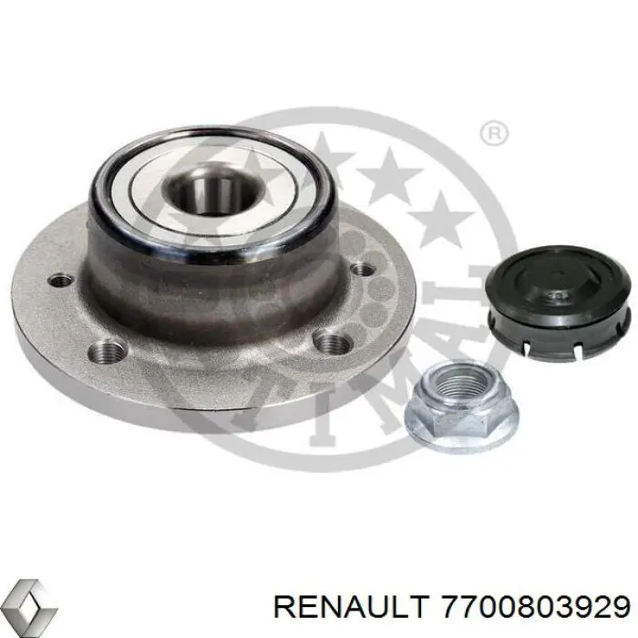 Маточини задніх коліс Renault (RVI) 7700803929 ціна, від 31.14 USD