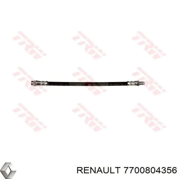 7700804356 Renault (RVI) Гнучка гальмівна трубка передня
