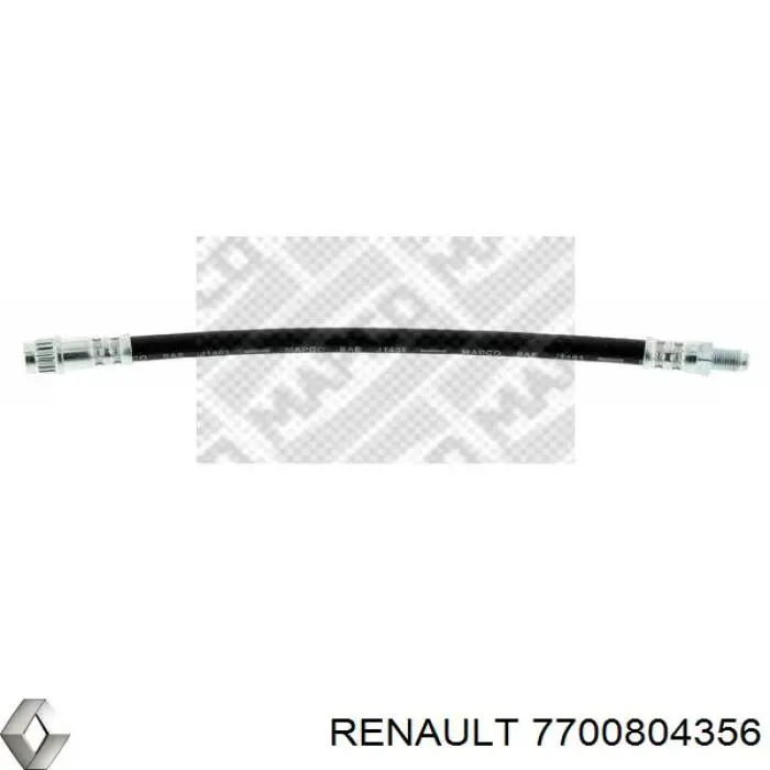 Шланг гальмівний передній Renault (RVI) 7700804356 ціна, від 5.54 USD