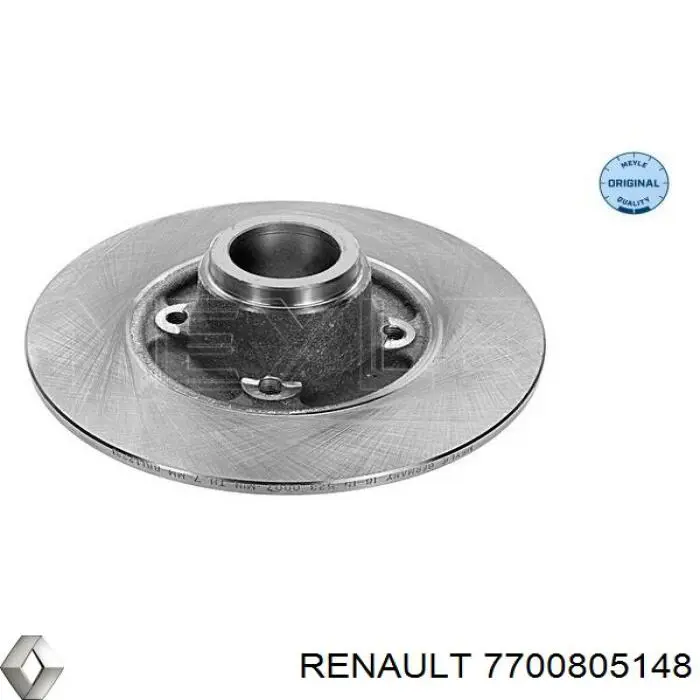 7700805148 Renault (RVI) диск гальмівний задній
