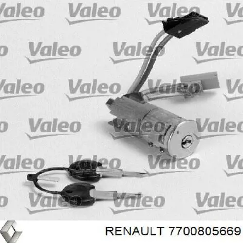 Замок запалювання 7700805669 Renault (RVI)