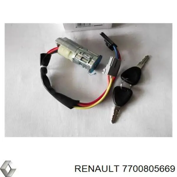 7700805669 Renault (RVI) замок запалювання, контактна група
