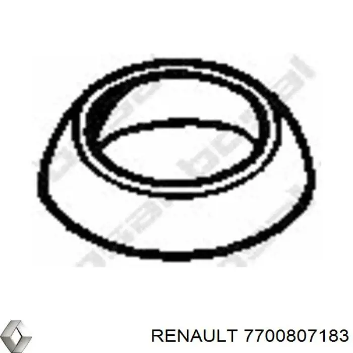 7700807183 Renault (RVI) кільце приймальної труби глушника