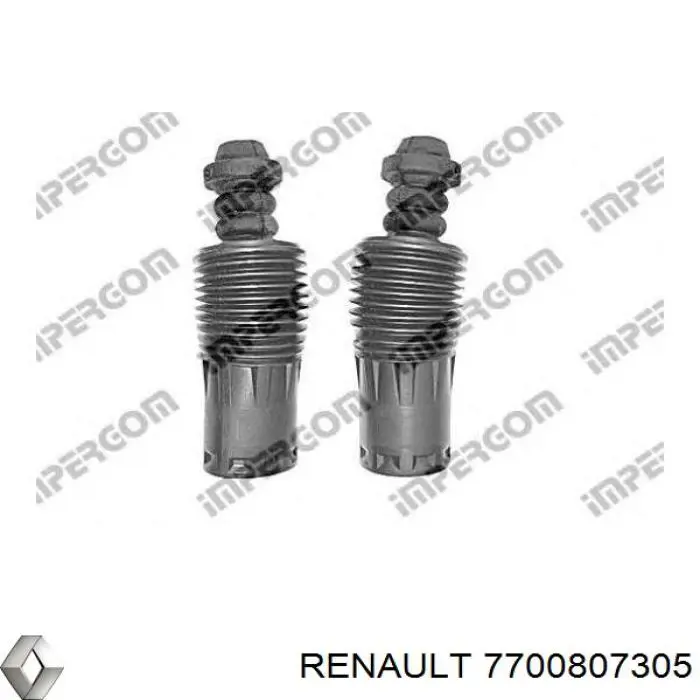 7700807305 Renault (RVI) буфер-відбійник амортизатора заднього + пильовик