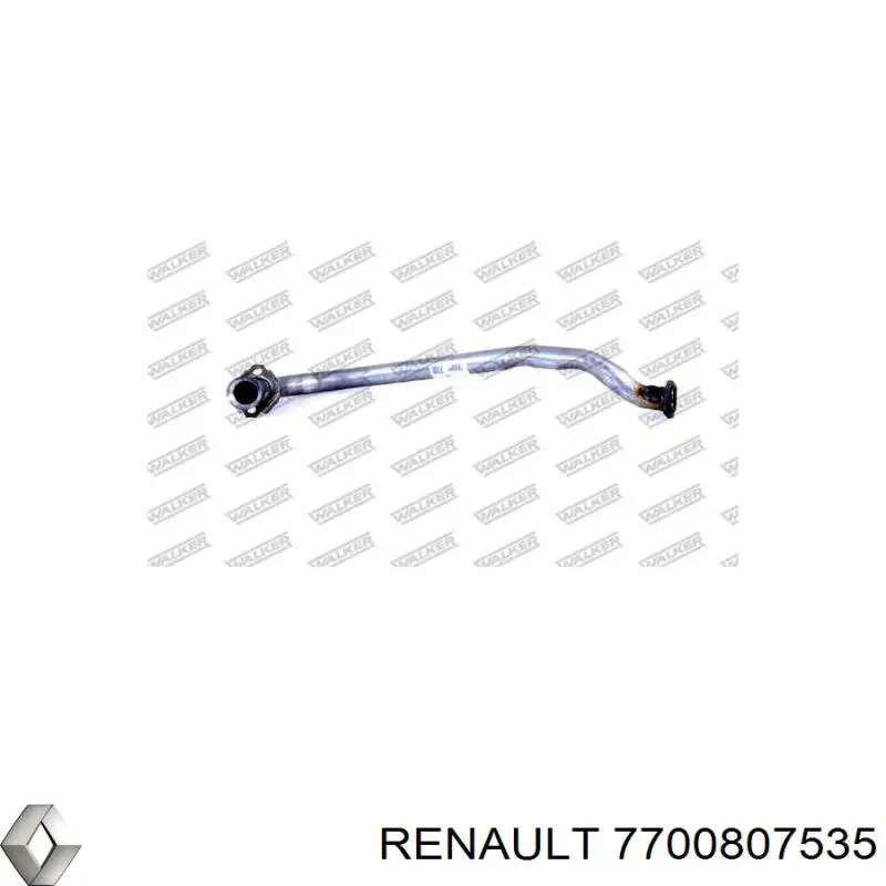 Купити 7700807535 Renault (RVI) Труба приймальна (штани) глушника, передня