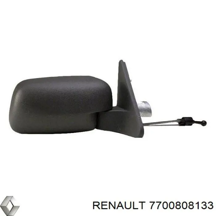 Праве бічне дзеркало Renault (RVI) 7700808133 ціна, від 22.03 USD