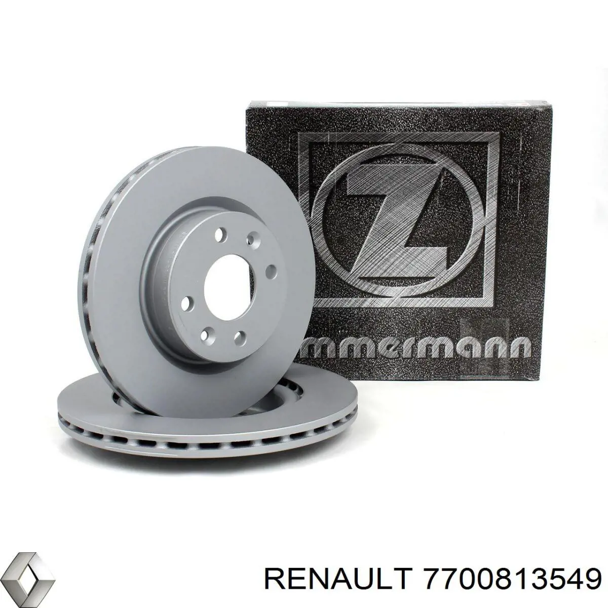 Диск гальмівний передній Renault (RVI) 7700813549