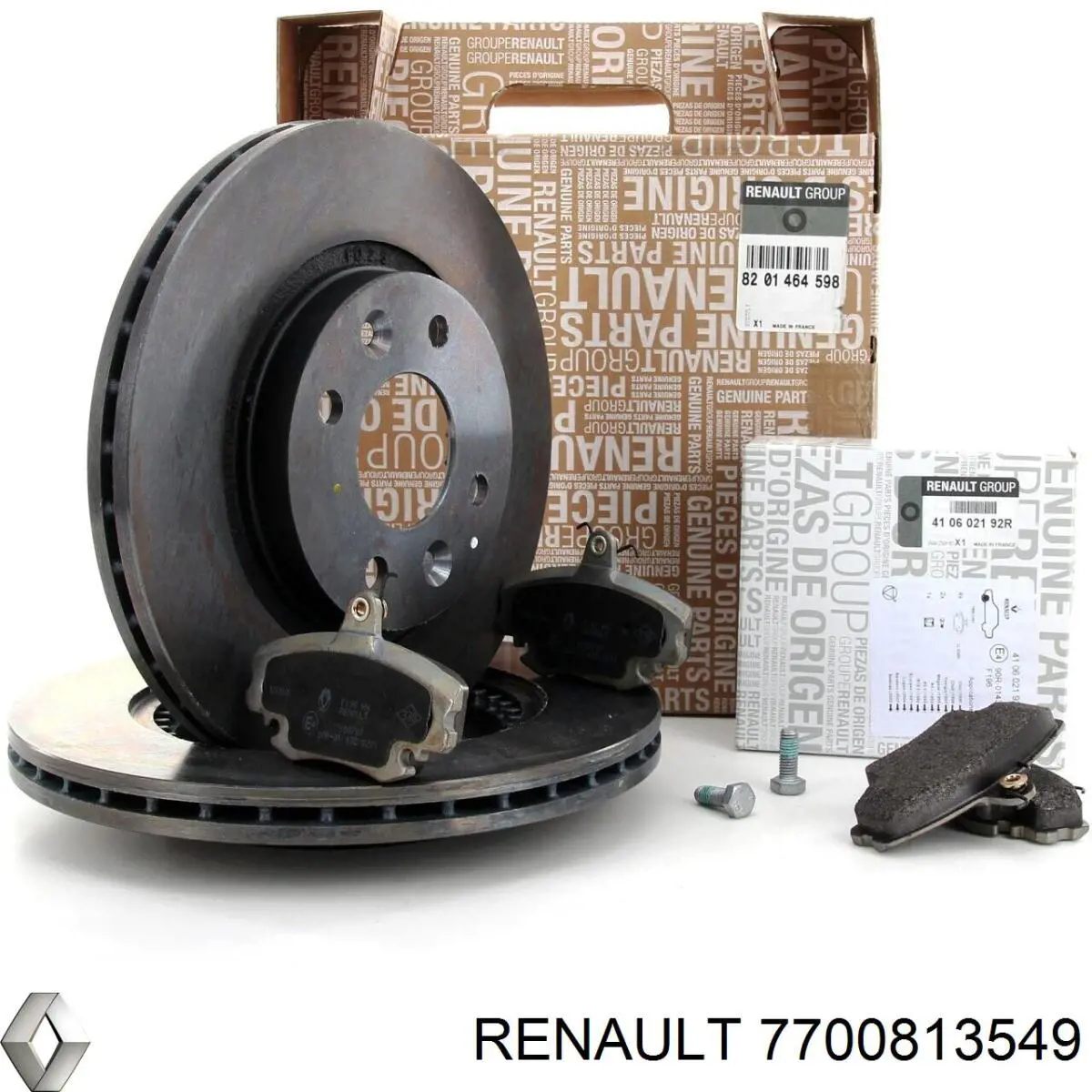 Диск переднього гальма Renault (RVI) 7700813549 ціна, від 28.33 USD