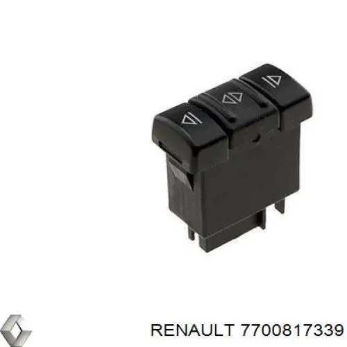 Купити 7700817339 Renault (RVI) Кнопковий блок керування склопідіймачами передній лівий