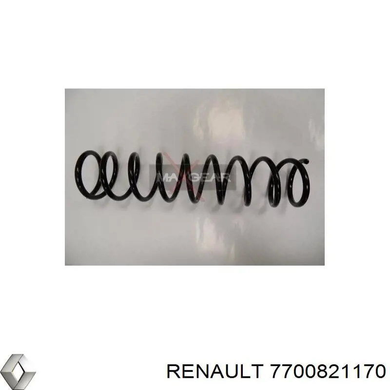 Пружина задня Renault (RVI) 7700821170 ціна, від 16.89 USD