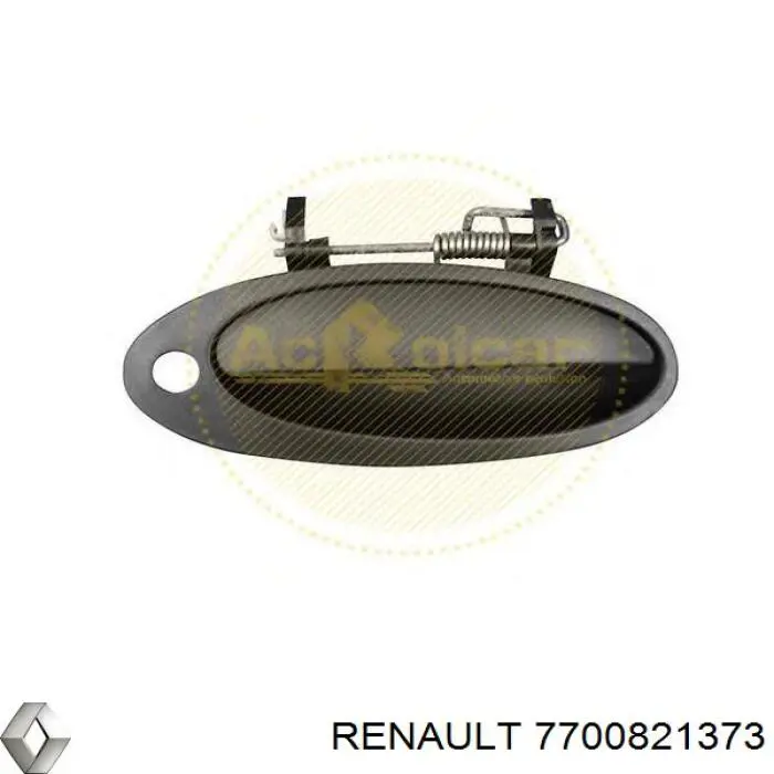 Ручка передньої двері зовнішня ліва Renault (RVI) 7700821373 ціна, від 8.43 USD