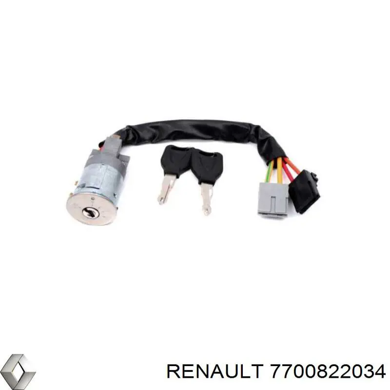 Замок запалювання 7700822034 Renault (RVI)