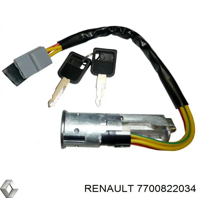 Замок запалювання Renault (RVI) 7700822034