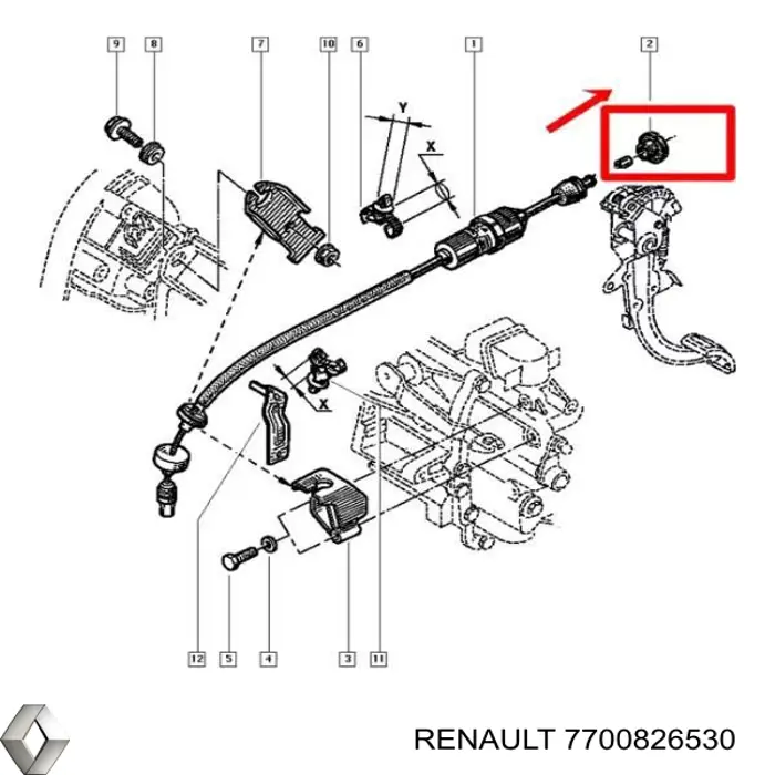 7700826530 Renault (RVI) 