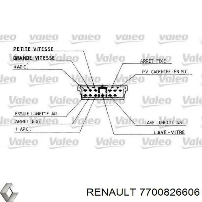 Перемикач підрульовий, правий Renault 19 2 (S53) (Рено 19)