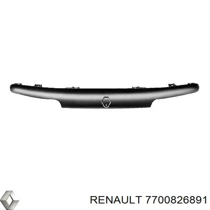 Рамка радіатора верхня Renault (RVI) 7700826891 ціна, від 157.85 USD