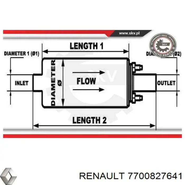 Елемент-турбінка паливного насосу Renault (RVI) 7700827641 ціна, від 26.38 USD