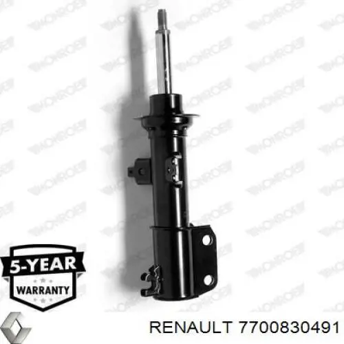 Амортизатор передній 7700830491 Renault (RVI)