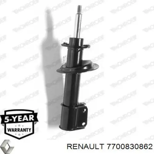 Амортизатор передній 7700830862 Renault (RVI)