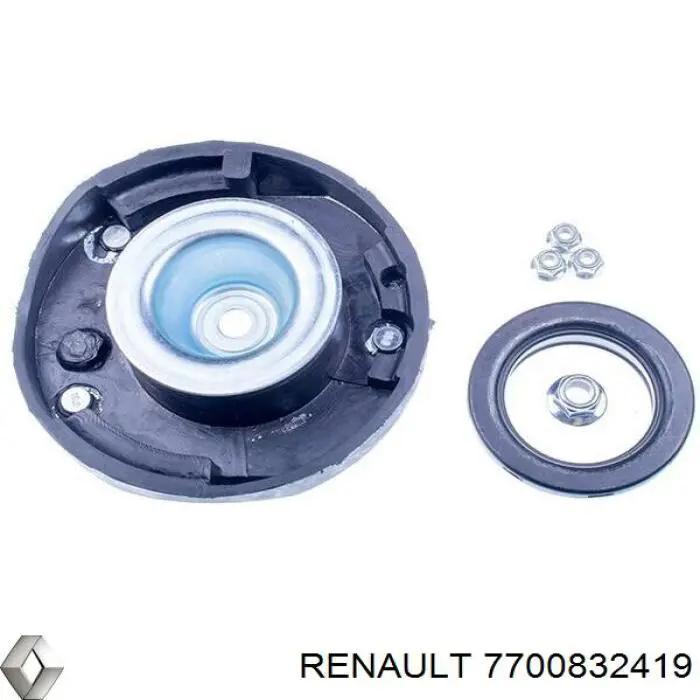 Опора амортизатора переднього лівого Renault (RVI) 7700832419 ціна, від 30.53 USD